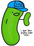 omg a pickle